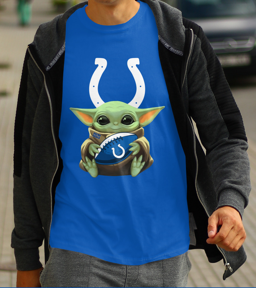 Baby Alien Colts Football Fans T-Shirt
