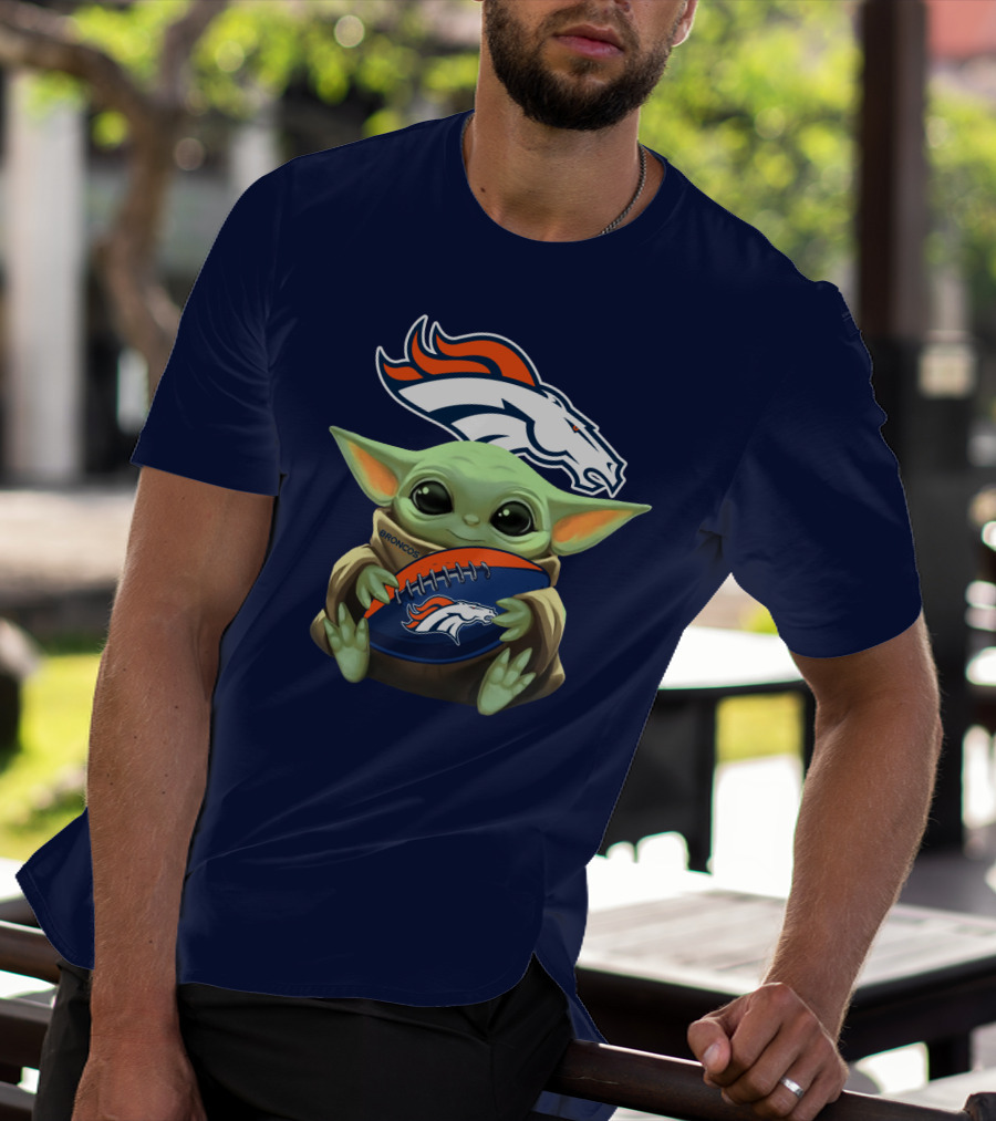 Broncos Baby Yoda T-Shirt