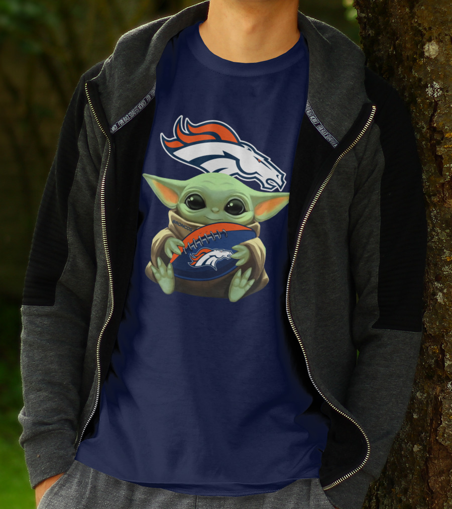 Broncos Baby Yoda T-Shirt