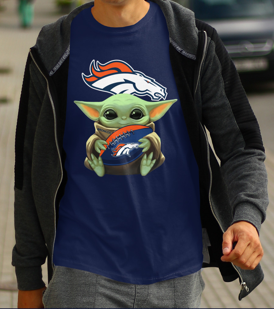 Broncos Baby Yoda T-Shirt