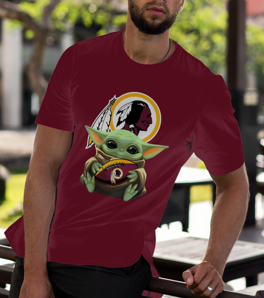 Baby Yoda Washington Football Team T-Shirt