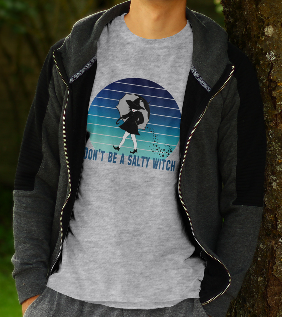 DON'T BE A SALTY WITCH Umbrella Magic Walking T-Shirt