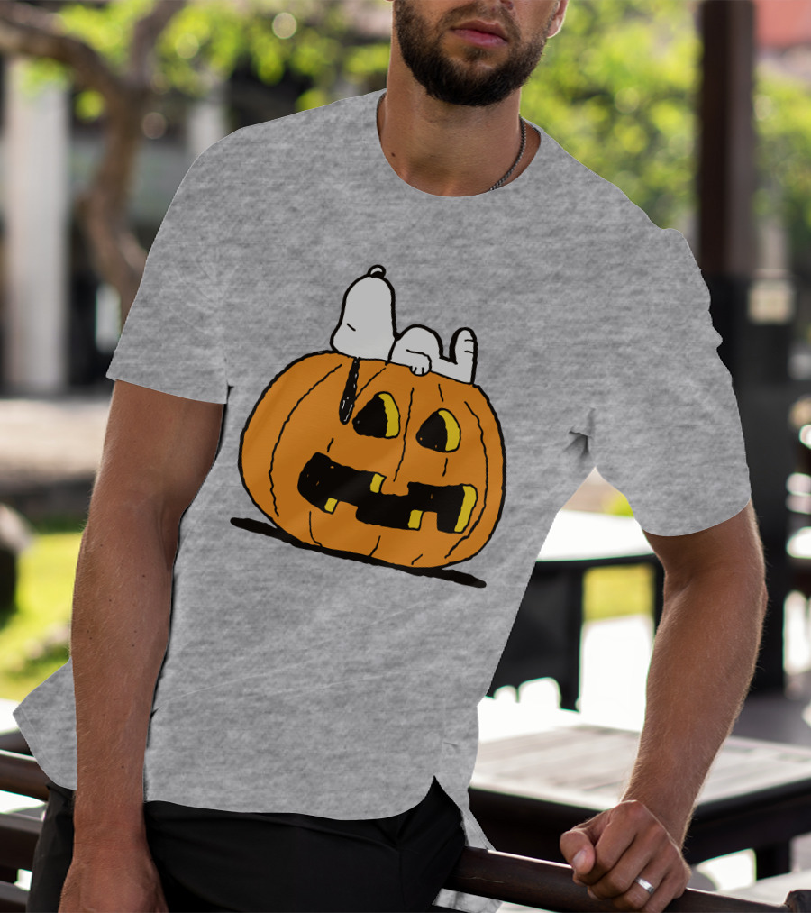 Snoopy Halloween Pumpkin Peanuts T-Shirt