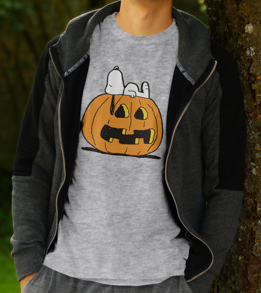 Snoopy Halloween Pumpkin Peanuts T-Shirt