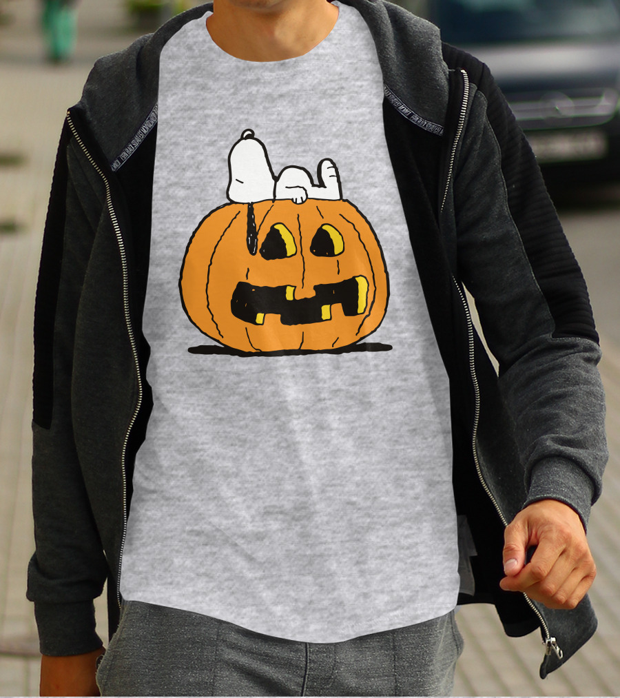 Snoopy Halloween Pumpkin Peanuts T-Shirt