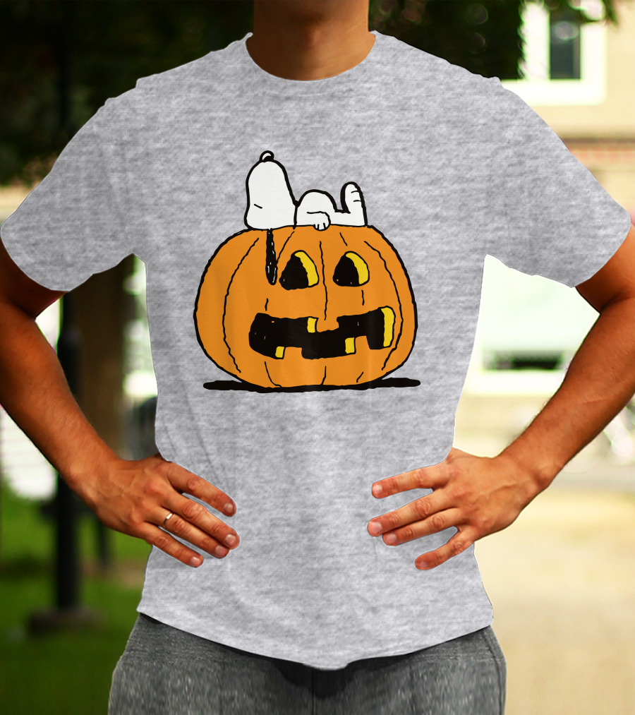 Snoopy Halloween Pumpkin Peanuts T-Shirt