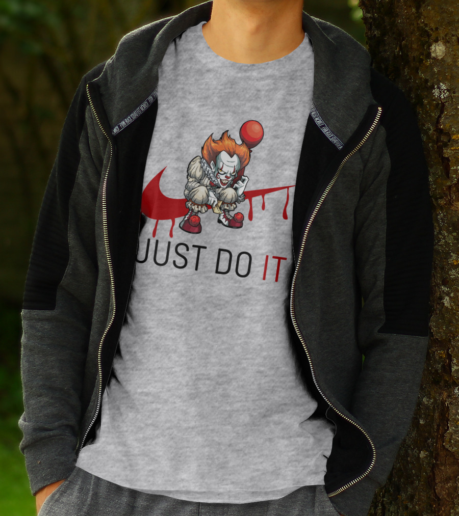 JUST DO IT Halloween Pennywise Balloon T-Shirt