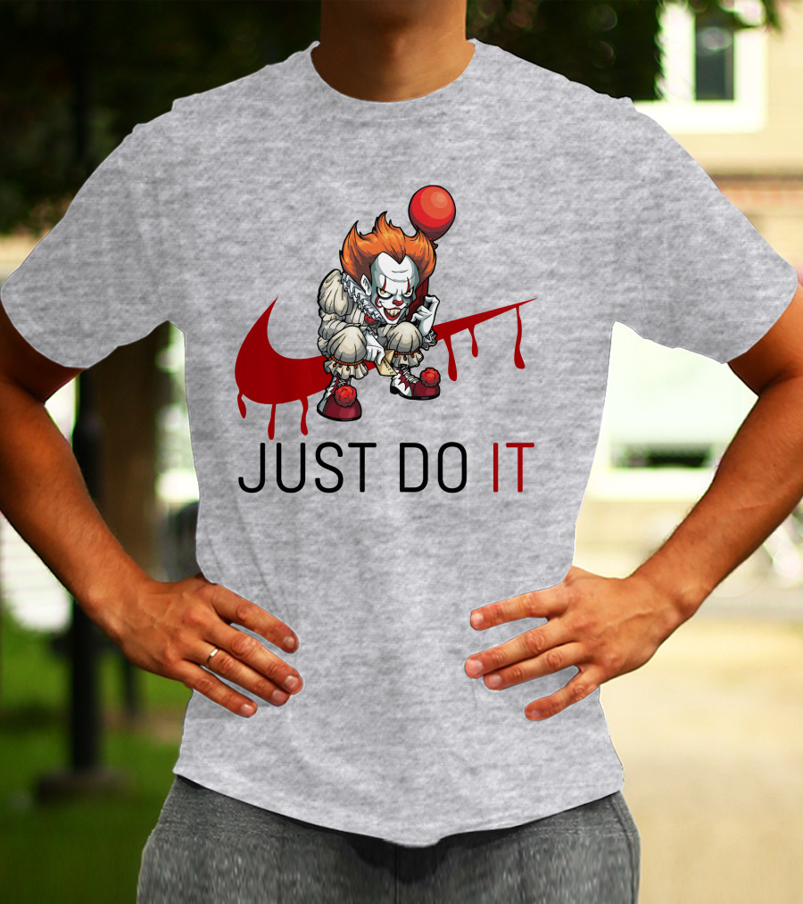 JUST DO IT Halloween Pennywise Balloon T-Shirt