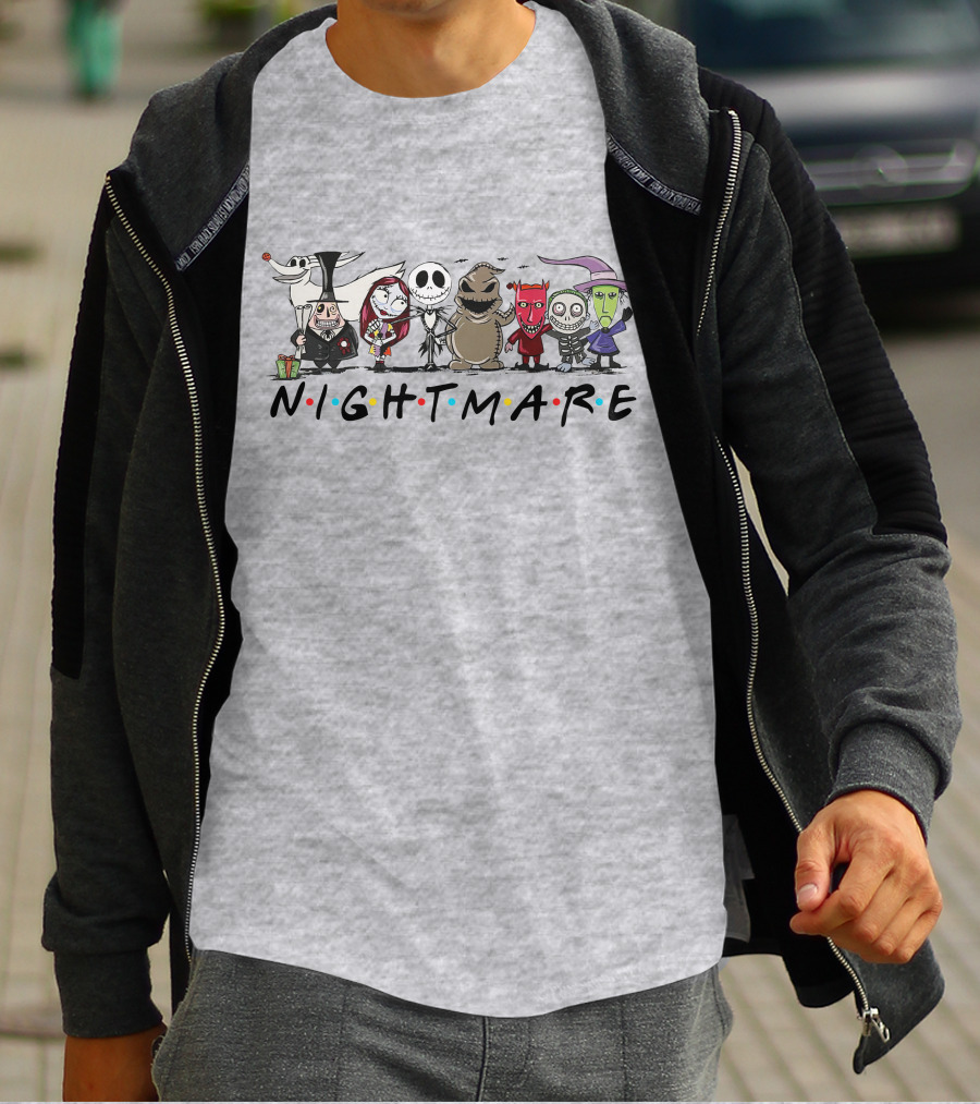 Nightmare Before Christmas Friends TV Show T-Shirt