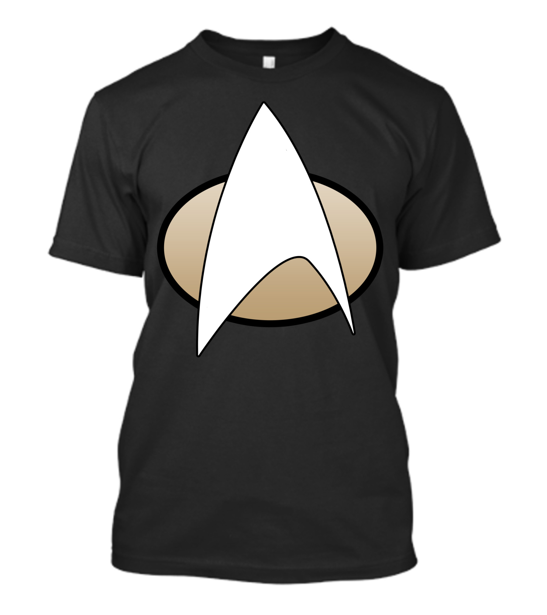 Star Trek Command Red Paneled Uniform Badge Insignia T-Shirt