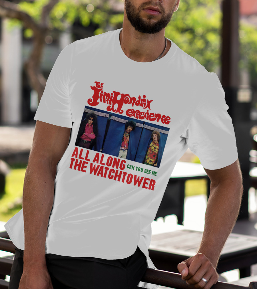 The Jimi Hendrix Experience All Along The Watchtower Can You See Me T-Shirt