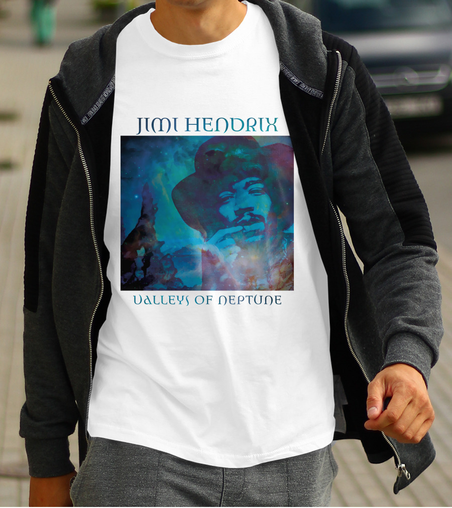 Jimi Hendrix Valleys Of Neptune Album T-Shirt
