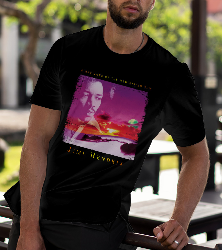 Jimi Hendrix First Rays Of The New Rising Sun Sunset T-Shirt