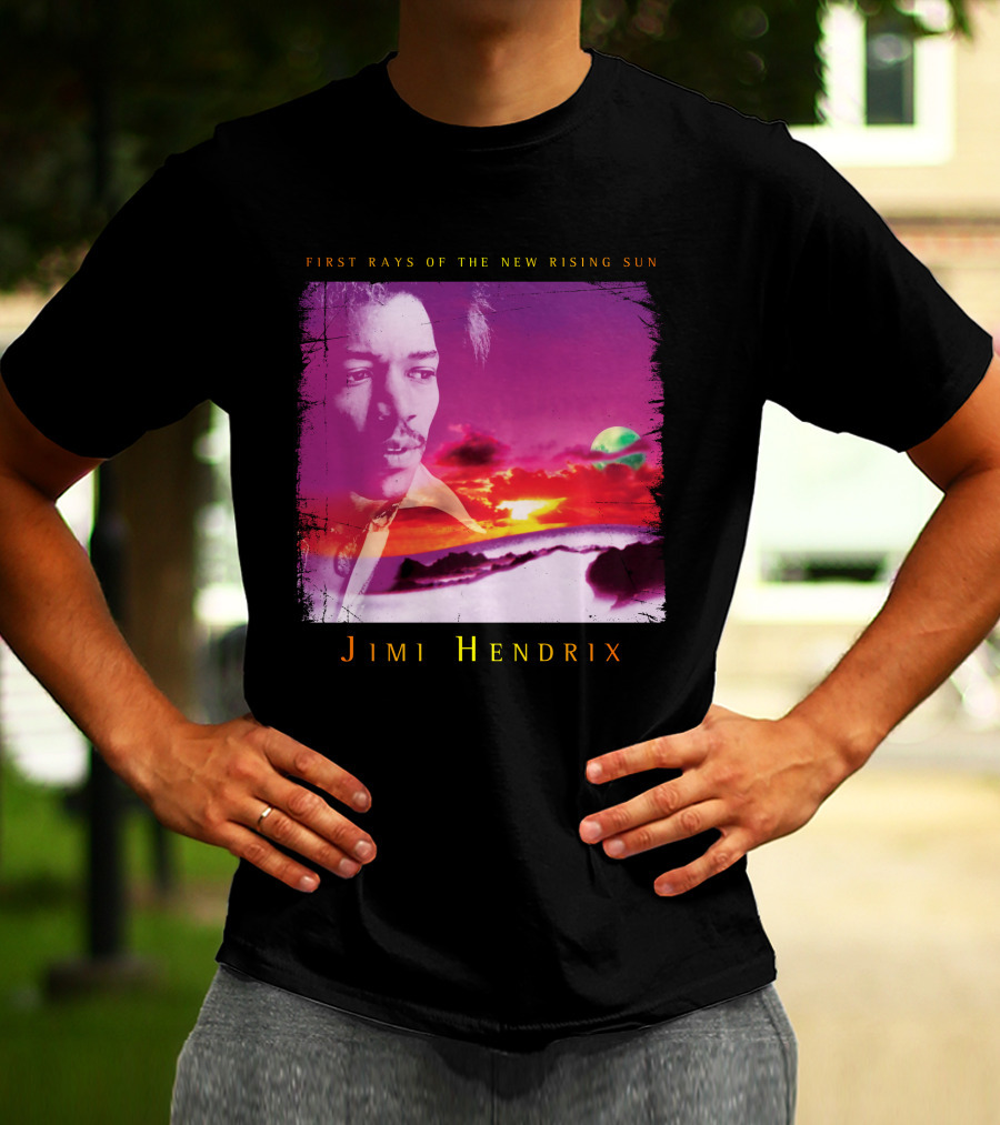 Jimi Hendrix First Rays Of The New Rising Sun Sunset T-Shirt