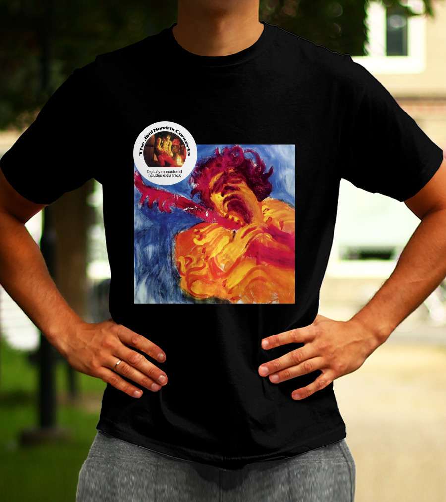 The Jimi Hendrix Concerts Digitally Re-Mastered Includes Extra Track T-Shirt