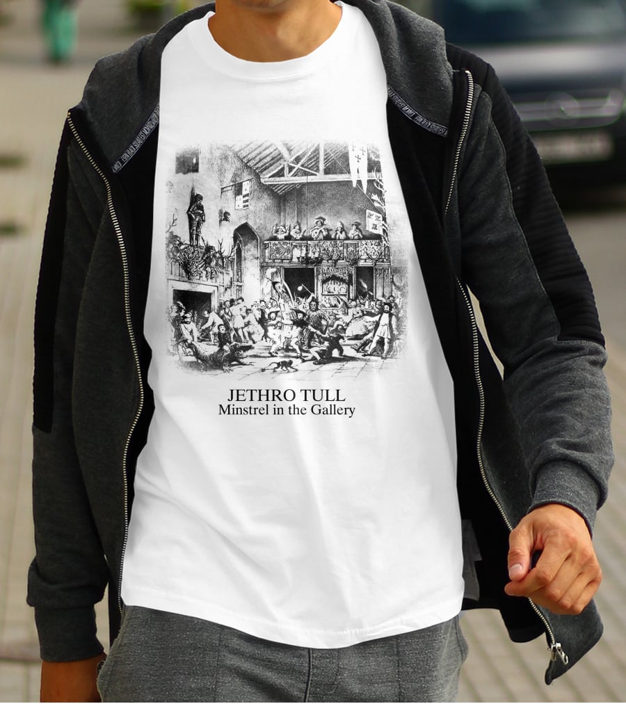 Jethro Tull Minstrel In The Gallery Classic Album Cover T-Shirt