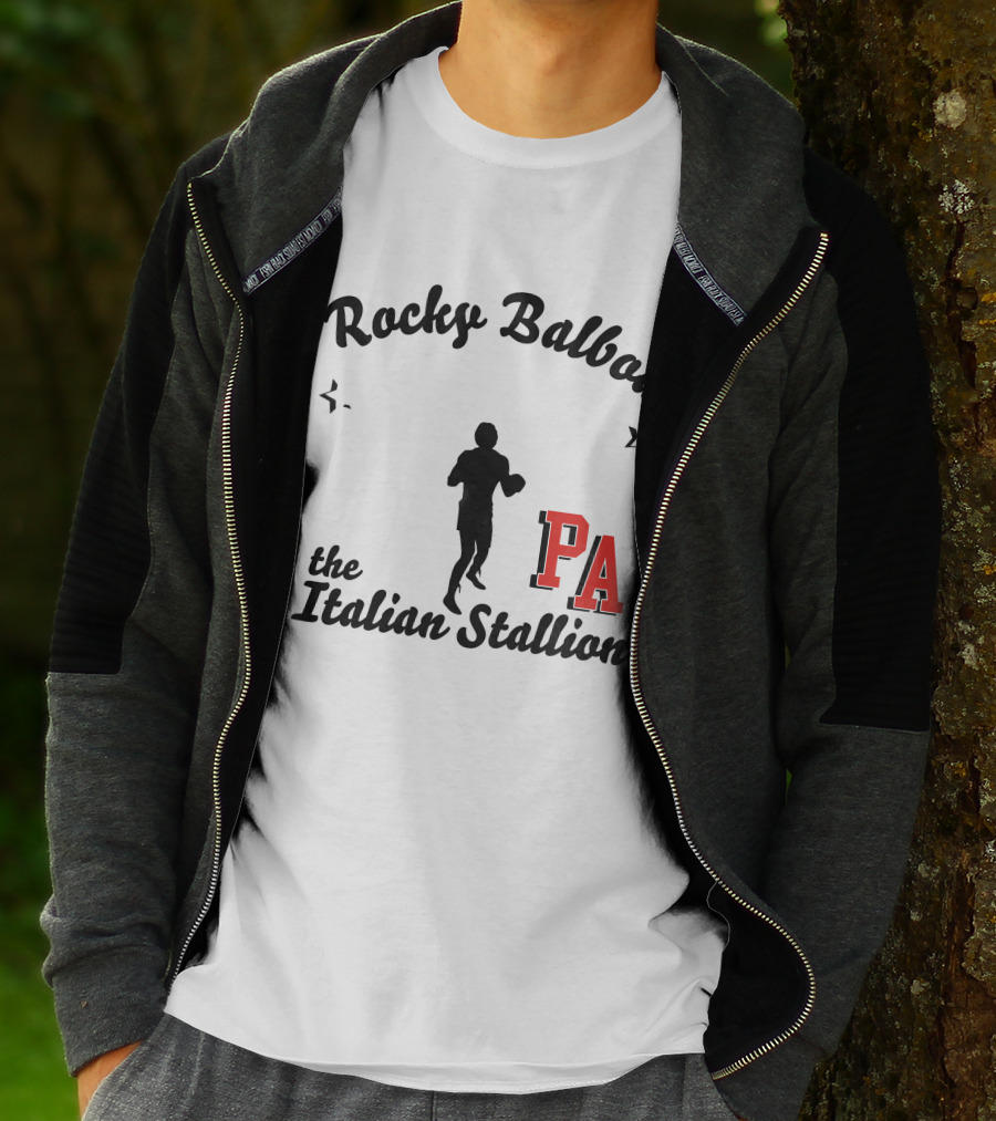 Rocky Balboa 76 PA The Italian Stallion T-Shirt