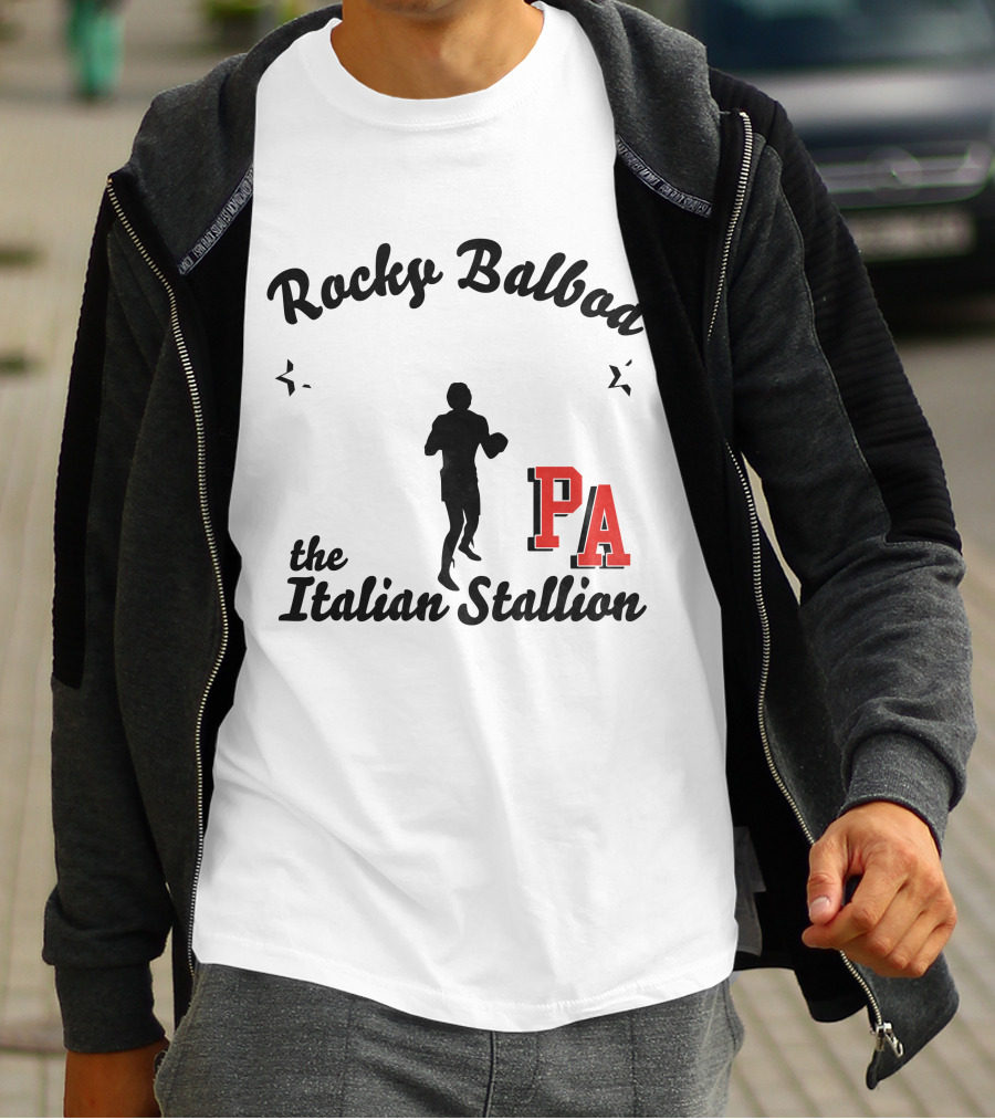 Rocky Balboa 76 PA The Italian Stallion T-Shirt