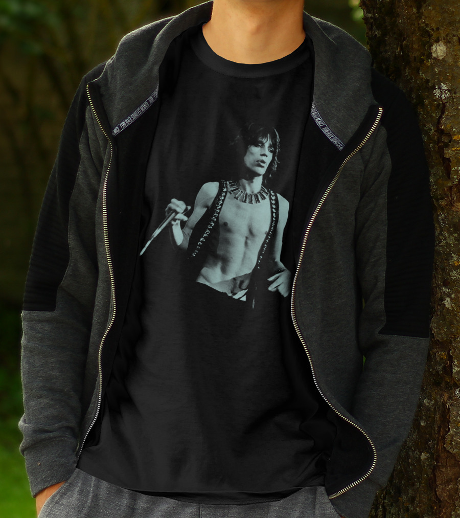 Mick Jagger Iconic Performance Rock Legend T-Shirt
