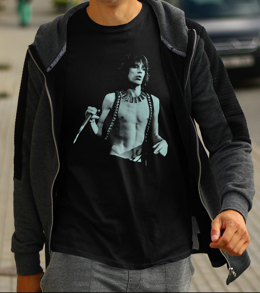 Mick Jagger Iconic Performance Rock Legend T-Shirt