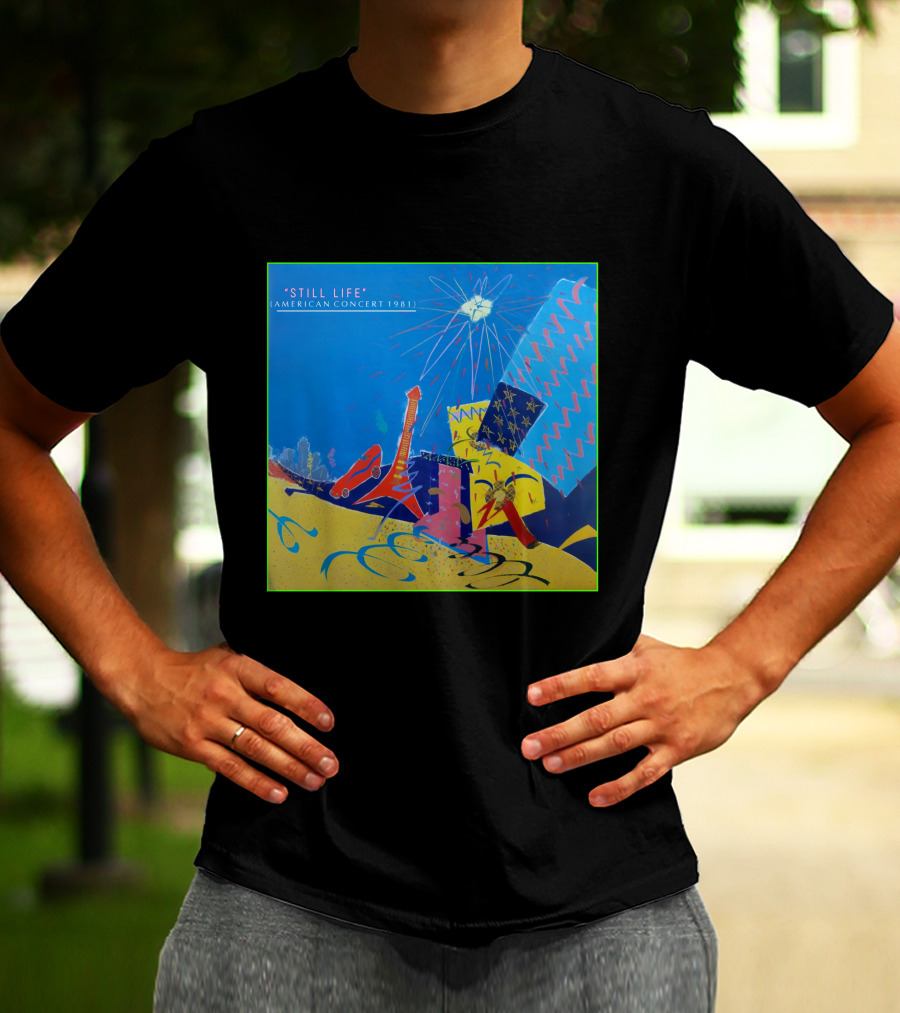 Still Life American Concert 1981 Vibrant Abstract T-Shirt