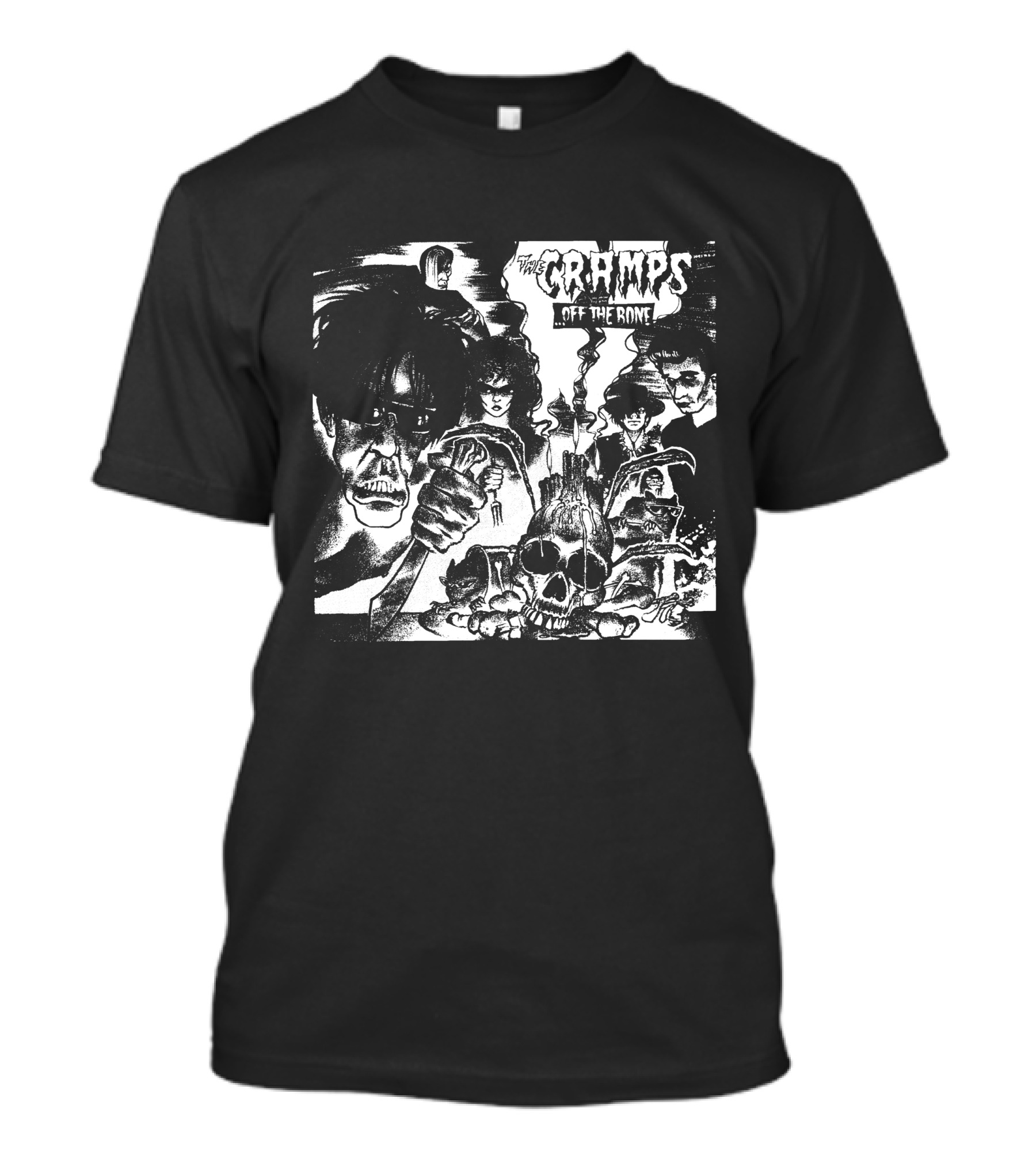 The Cramps Off The Bone Horror Comic T-Shirt