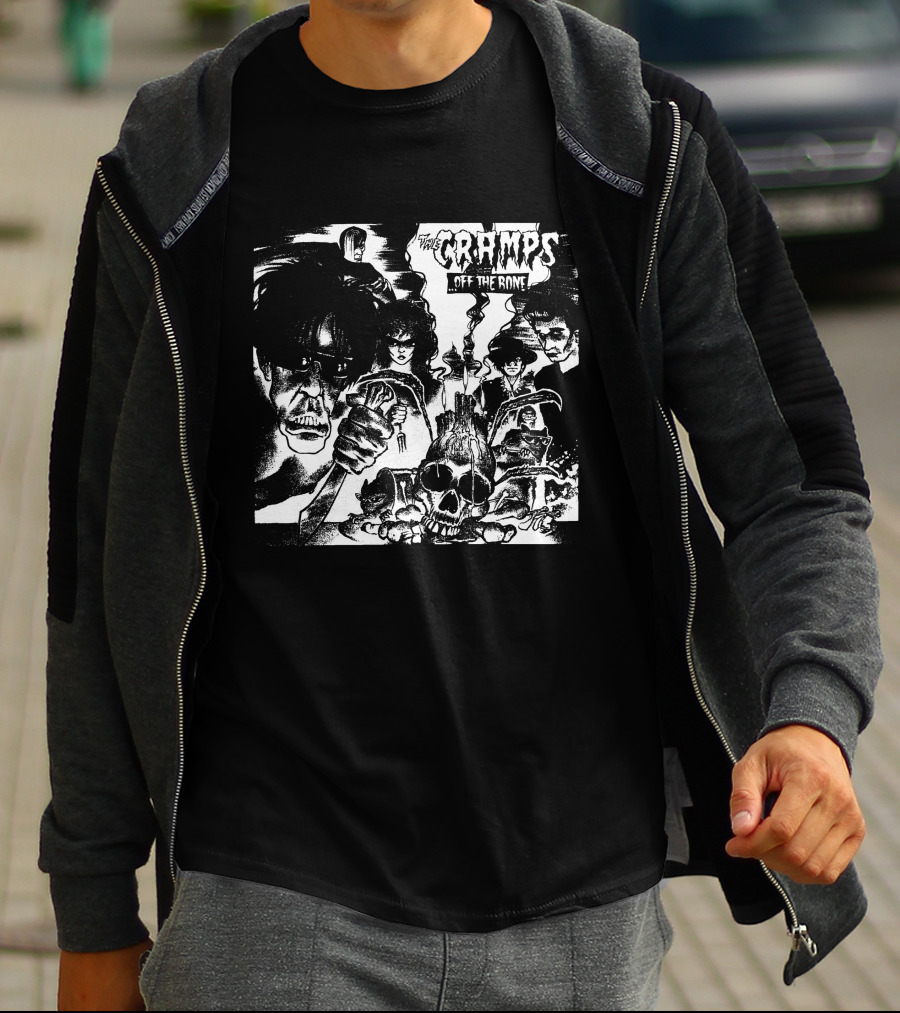 The Cramps Off The Bone Horror Comic T-Shirt