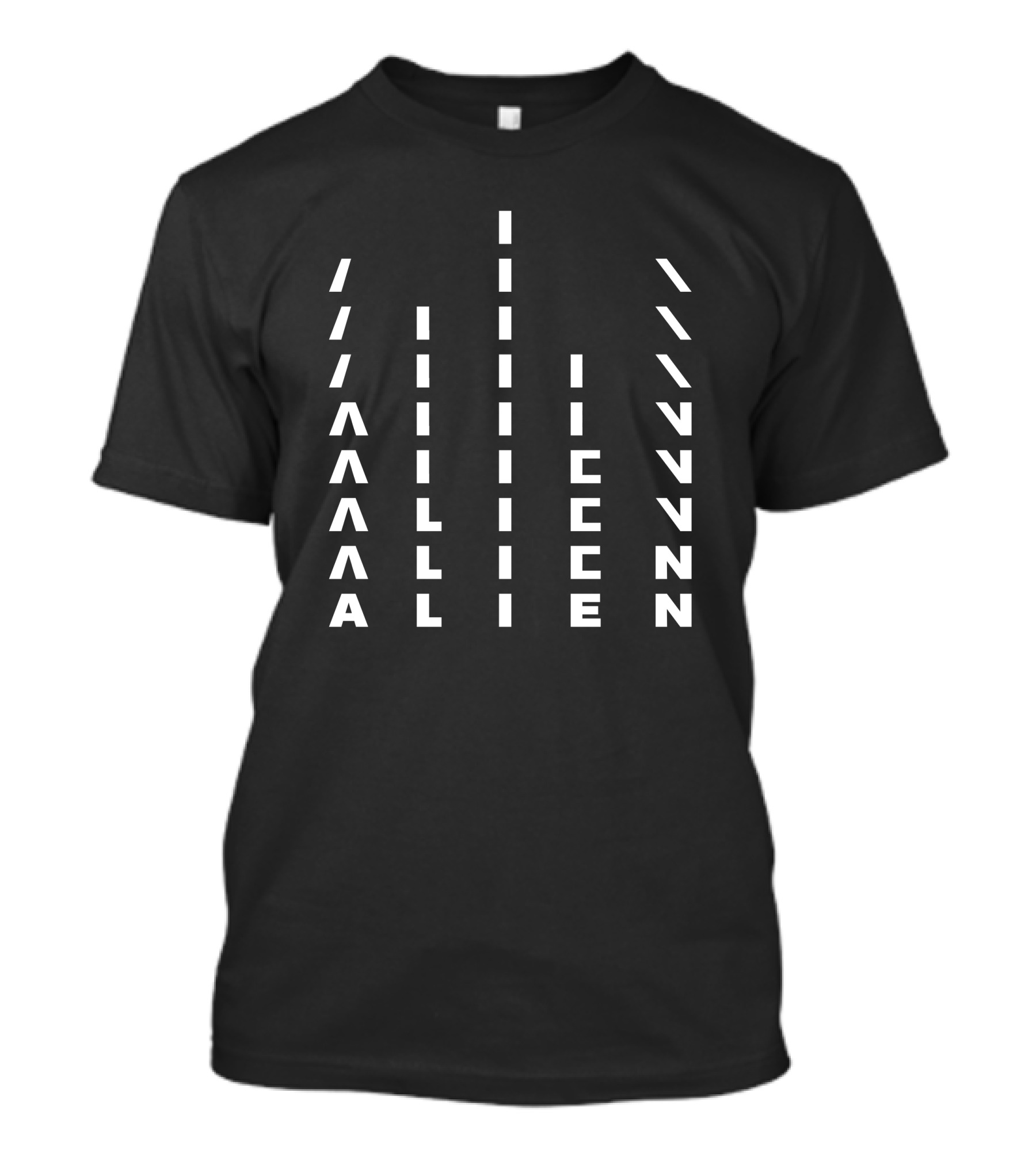 Daddy Doug Abstract Alien Lines T-Shirt