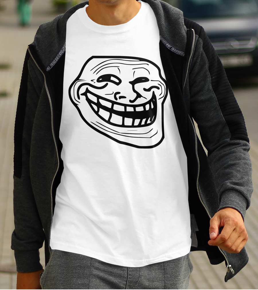 Ninja Troll Face Meme T-Shirt