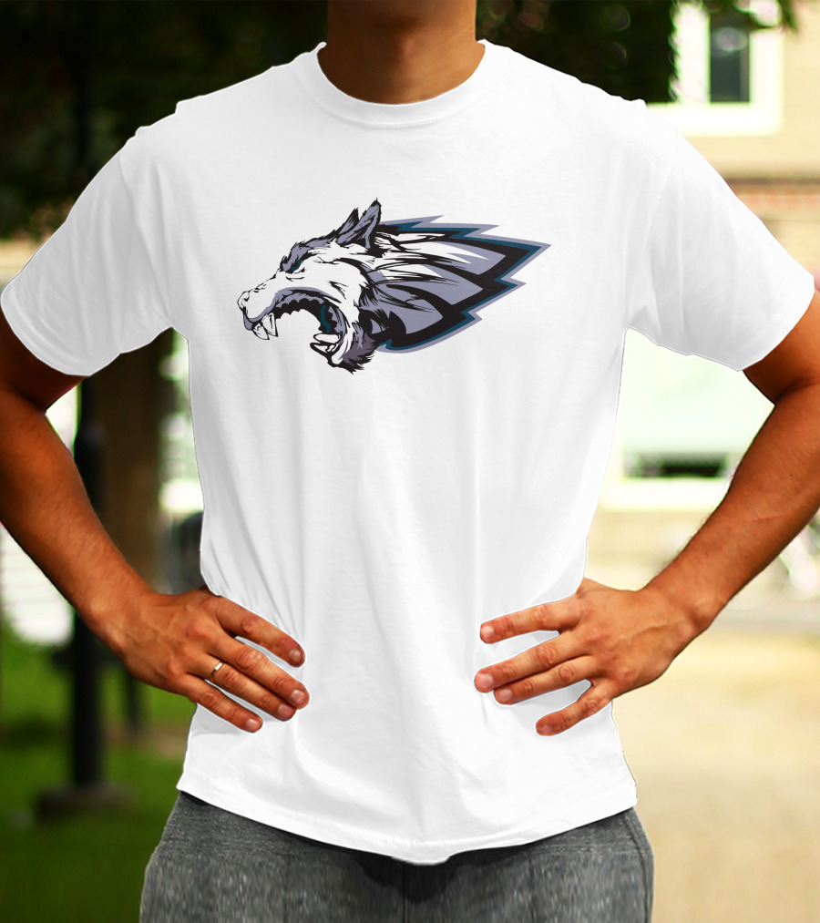 Eliot Shorr-Parks Darren Grimes X Eagles Wolf Head Wings T-Shirt