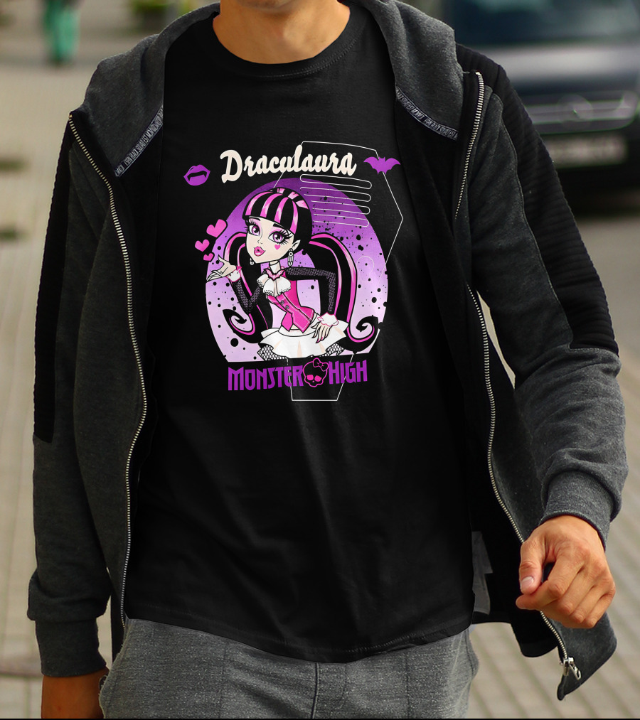 Draculaura Monster High Boyfriend Fit Girls T-Shirt