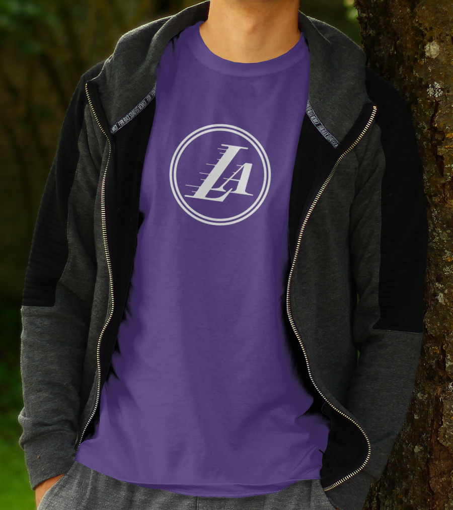 Anthony Davis Los Angeles Lakers LA Circle T-Shirt