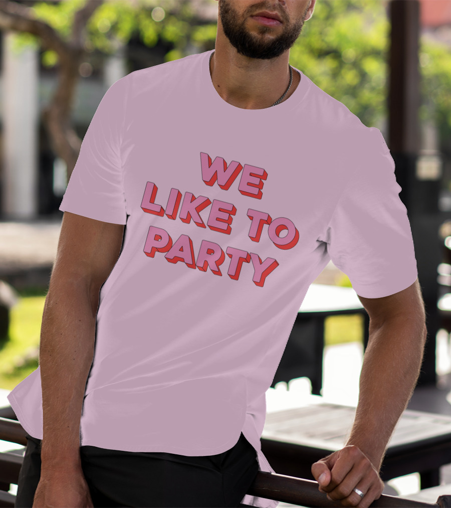 WE LIKE TO PARTY Red T-Shirt