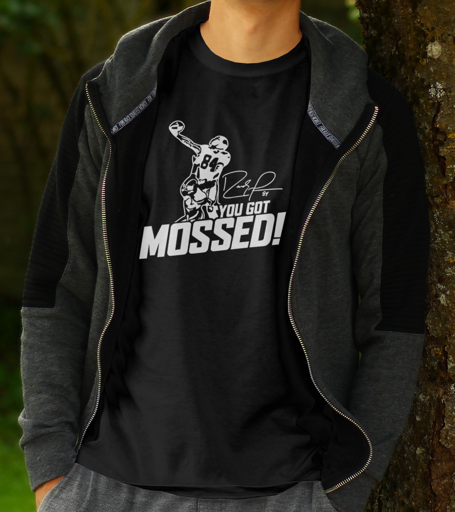 You Got Mossed 84 Randy Moss Signature Football T-Shirt