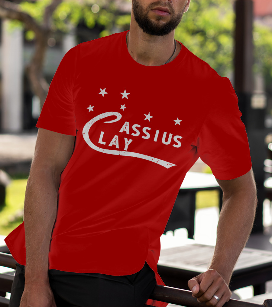 Patriot Cassius Clay Stars Red T-Shirt