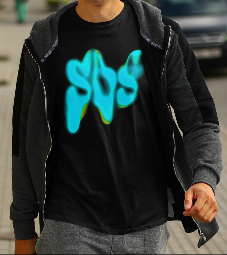 Sza SOS Neon Glow Image T-Shirt