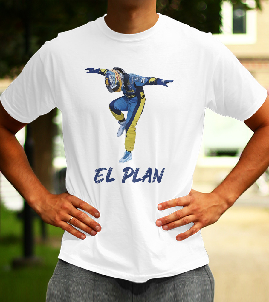 F1 El Plan Racing Celebration NBA Santi Aldama T-Shirt