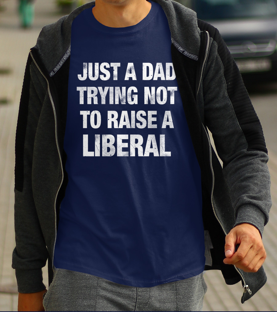 Zeek Arkham Just A Dad Trying Not To Raise A Liberal T-Shirt