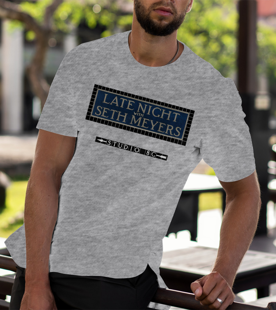 Late Night With Seth Meyers Studio 8G Subway T-Shirt