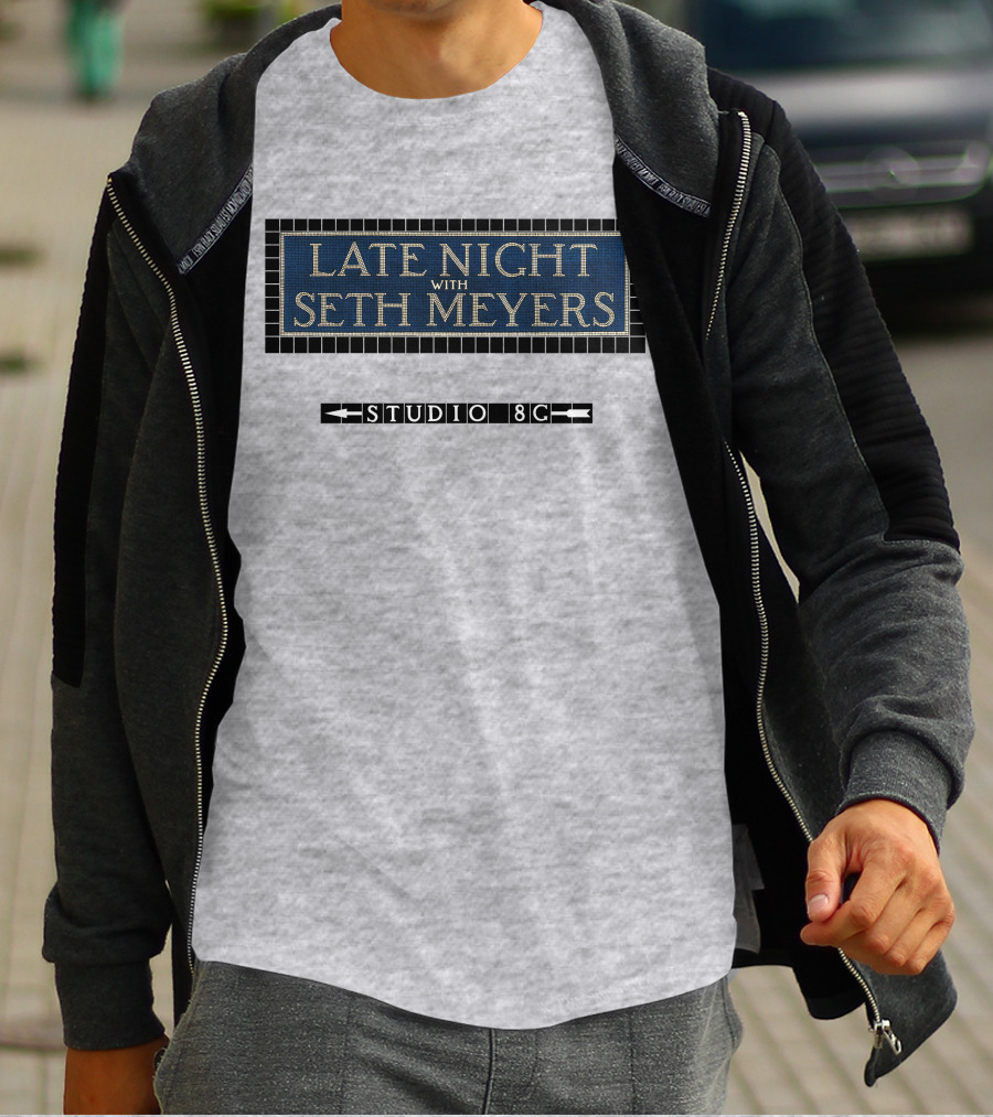 Late Night With Seth Meyers Studio 8G Subway T-Shirt