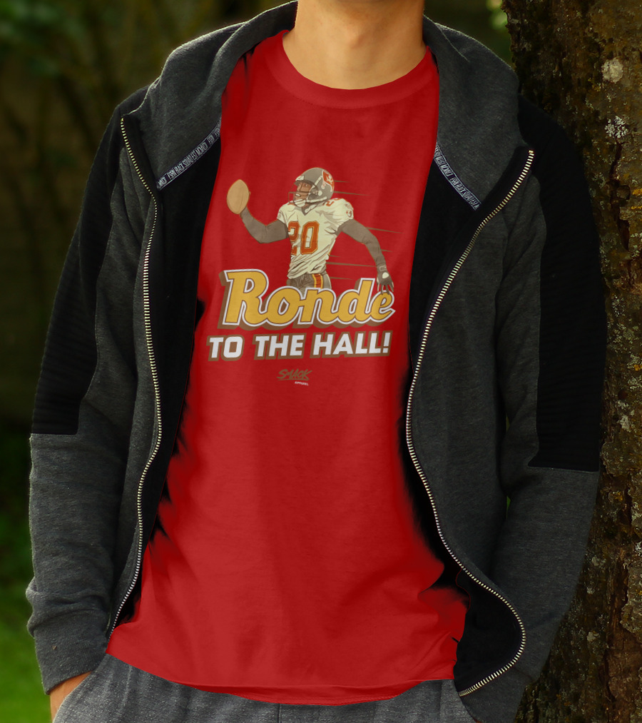 Ronde To The Hall Smack Apparel Football T-Shirt