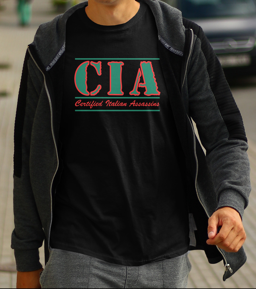 CIA Certified Italian Assassins T-Shirt