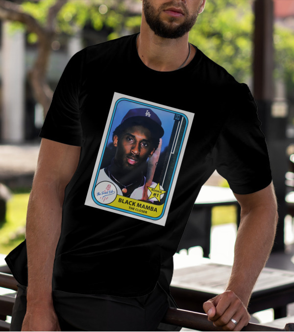 The Forest Lab Black Mamba The Closer Rookie #1 Vintage Sports Card T-Shirt