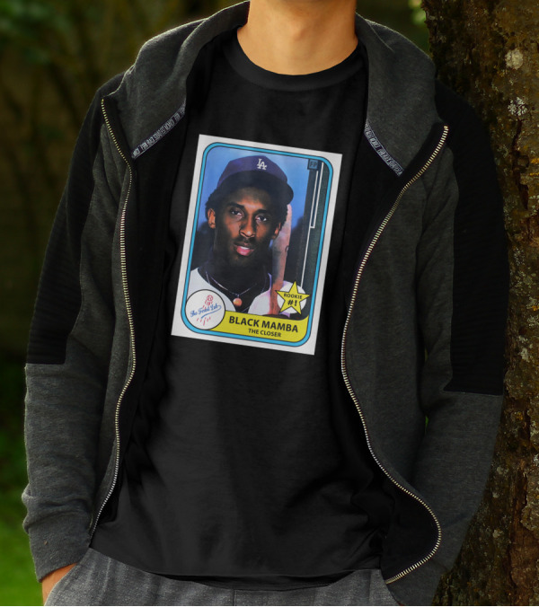 The Forest Lab Black Mamba The Closer Rookie #1 Vintage Sports Card T-Shirt