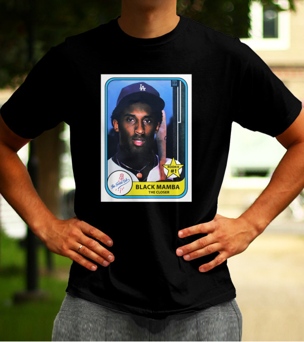 The Forest Lab Black Mamba The Closer Rookie #1 Vintage Sports Card T-Shirt