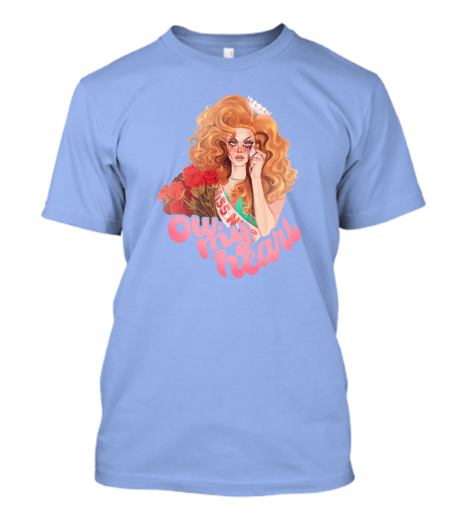 Ow My Heart Mybestjudy Pageant Roses T-Shirt