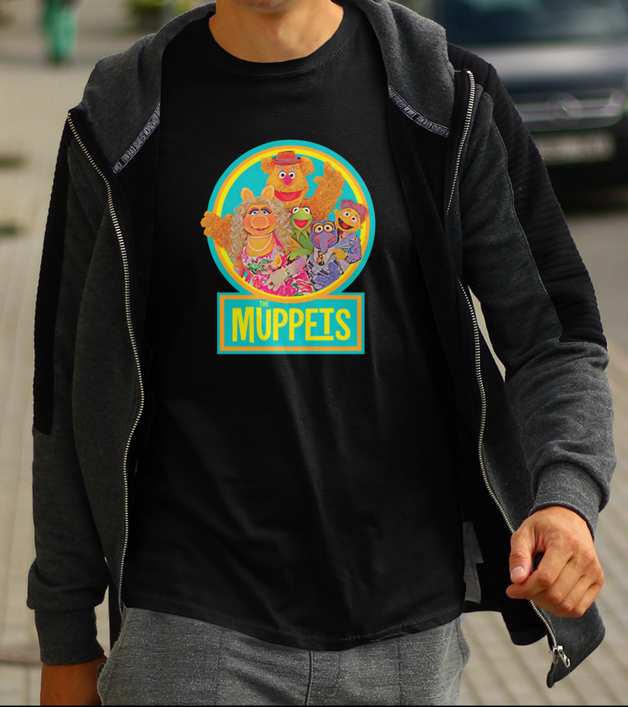 The Muppets Fozzie Miss Piggy Kermit Gonzo Animal T-Shirt