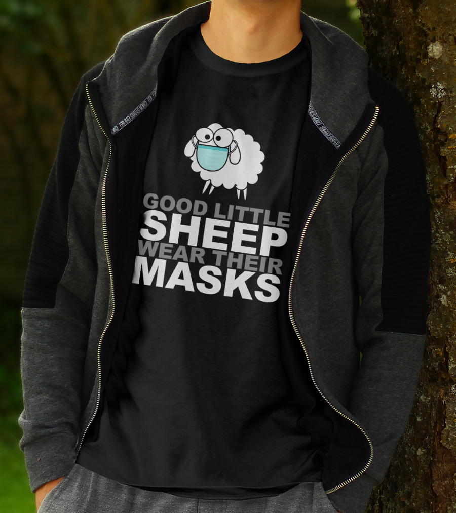 Good Little Sheep Wear Their Masks T-Shirt