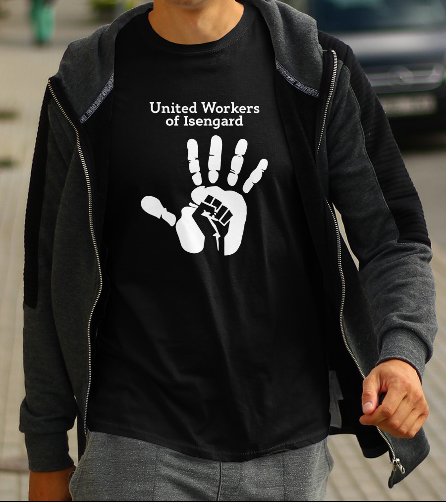United Workers Of Isengard Handprint Fist T-Shirt