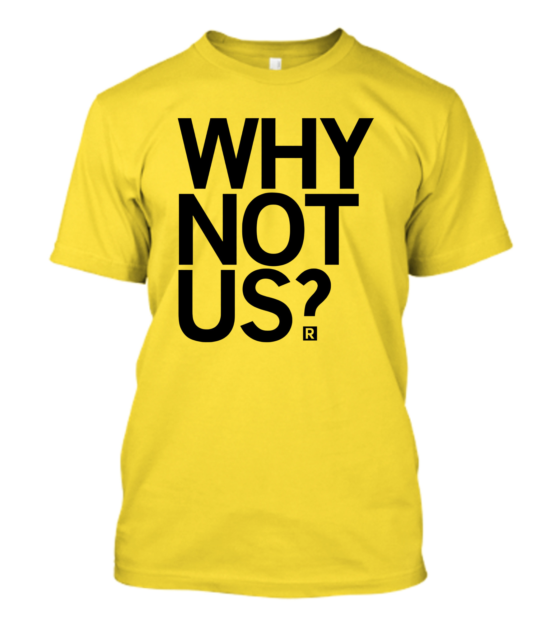 Holly Rowe Raygun Why Not Us? Gold T-Shirt